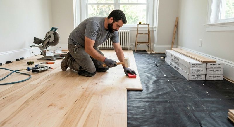 Birch Floor Installation in Zephyrhills, FL