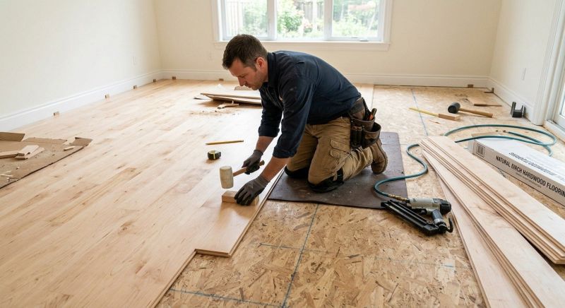 Birch Floor Installation in Zephyrhills, FL