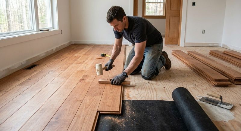 Cherry Floor Installation in Thonotosassa, FL