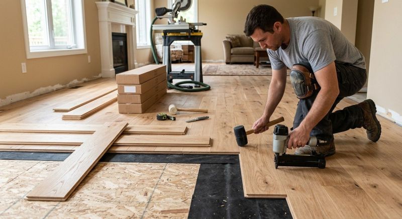 Hardwood Floor Installation in Dover, FL