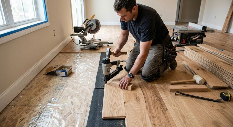 Hardwood Floor Installation in Lutz, FL