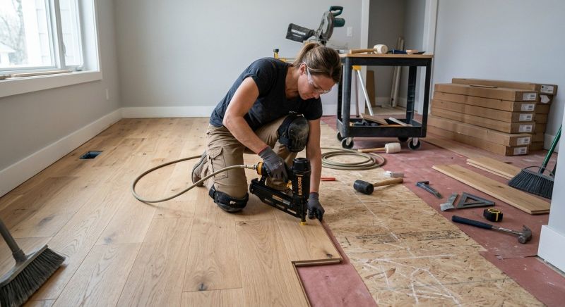Hardwood Floor Installation in Webster, FL
