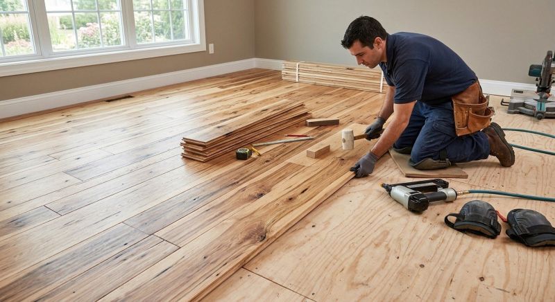Hickory Floor Installation in Zephyrhills, FL