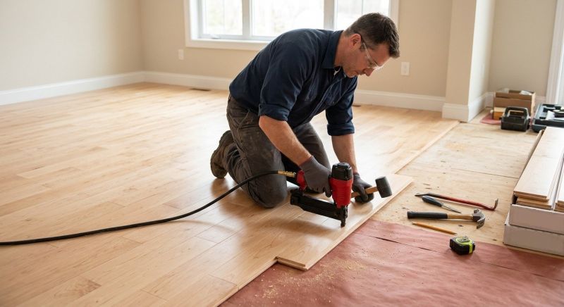 Maple Flooring Installation in Kathleen, FL