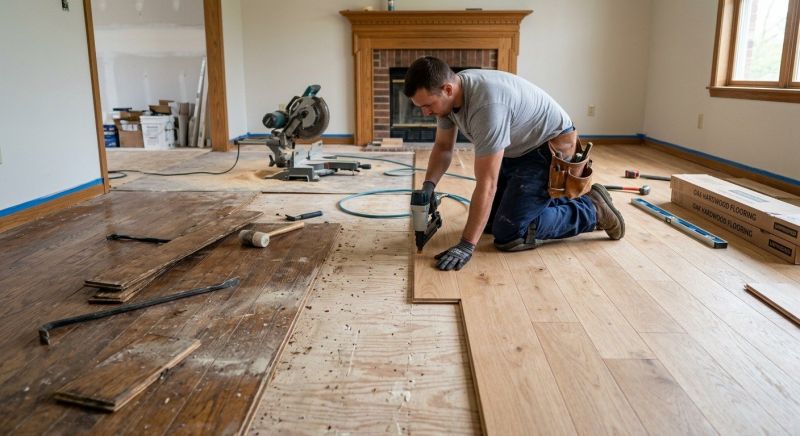 Oak Floor Installation in Hillsborough County, FL