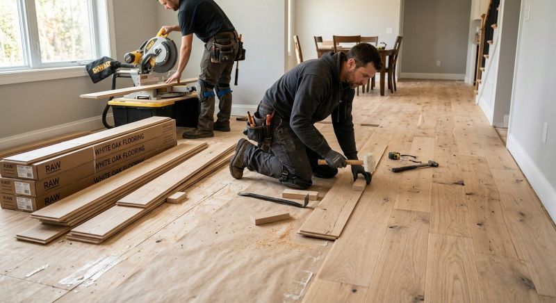 Oak Floor Installation in Lutz, FL