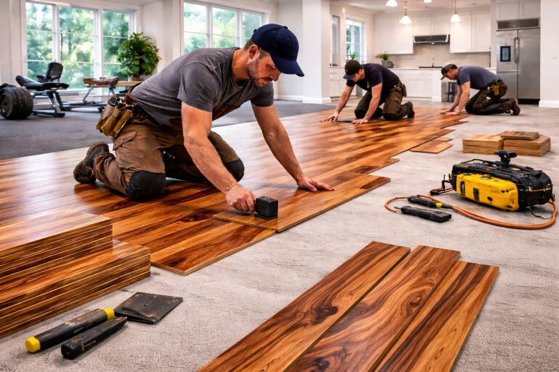 Teak Flooring Installation in Zephyrhills, FL